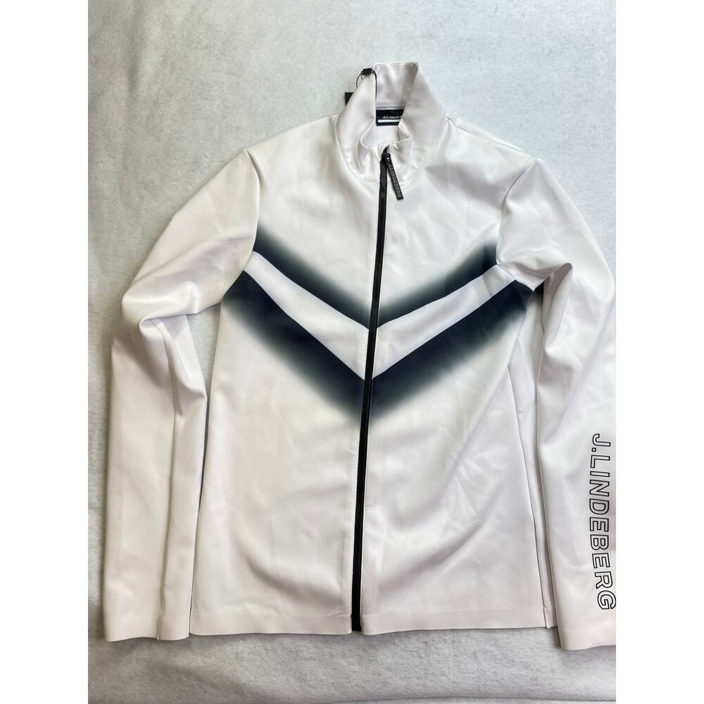 NWT J.Lindeberg Omnia Mid Layer, White, Medium - Picture 3 of 6